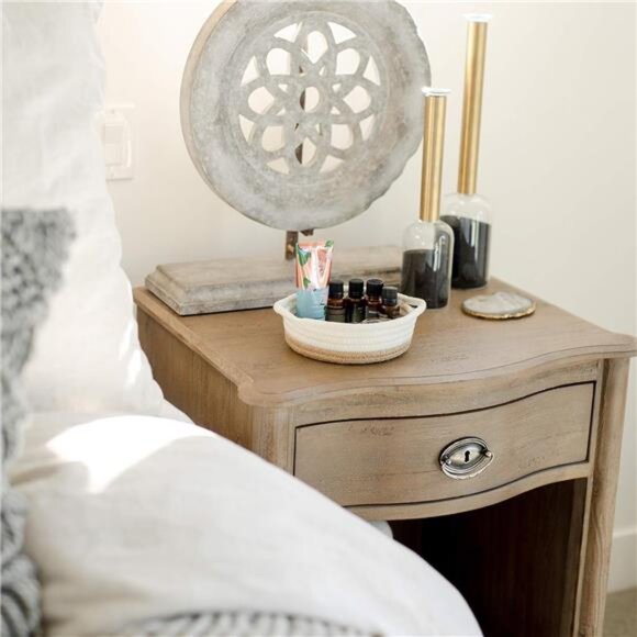 5-Piece Round Small Woven Baskets Set– Cotton Rope Baskets for Organizing - Picture 6 of 7